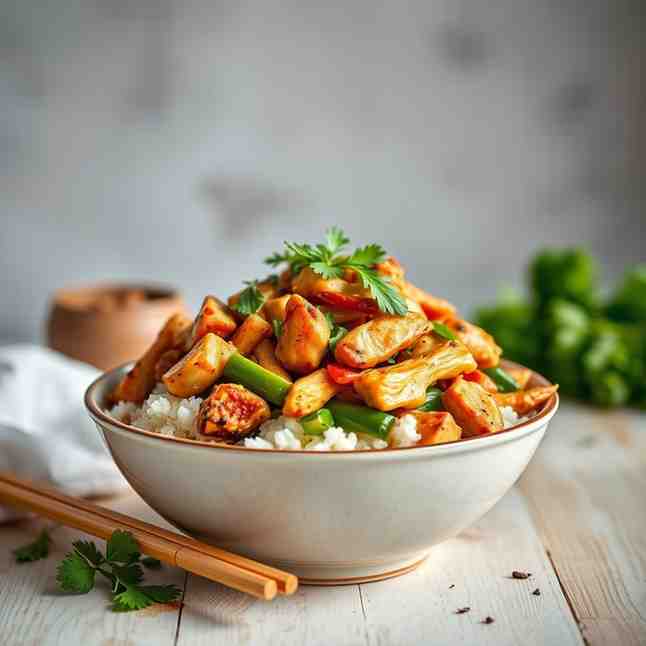 Easy Chicken Bowl Recipe - Quick Stir-Fry Meal in Minutes